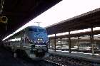 Amtrak engine #15 sitting in New Orleans on the head of the Sunset Limited