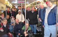 RailFest group aboard M train