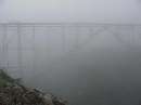 Steel Bridge in the Fog.