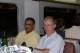 Jishnu and Bill at dinner on our first evening of travel.