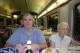 Alan and Grace await their dinner aboard the Silver Star.