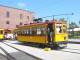 Our group boards TECO‘s original Birney car in the yard.