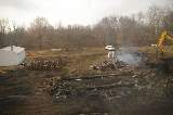 Scene of derailment, near Elkhart,IN