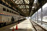 Station platform at Pittsburgh, PA