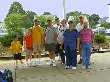 At Needham Heights, train is on layover just to the right of the group.   From left: Isak Sindler, Michael Korell, Kevin Korell, Bill Antonides, Ed Findlay, Alan Burden, Jack Suslak, Skip Howard, Lou Petrillo