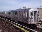 NY City subway-elevated train