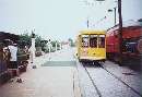 New Orleans-style streetcar runs hourly excursions.