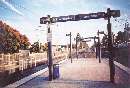 Looking south at Rosa Parks station