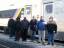 Part of our group braved the cold at the High Bridge station.