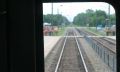 As seen from "Railfan Window" Deux Montagnes line goes down to 1 track