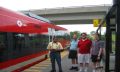 Our group awaits departure from Bayview