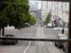 For a short while in the middle of the route, the Powell cable cars operate on adjacent one-way streets.