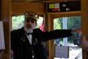 Talkative driver on the Portland Vintage Trolley.