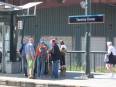 Waiting for Tacoma LINK at Tacoma Dome station.