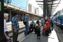 We meet on Sounder platform at King Street Station awaiting boarding call.