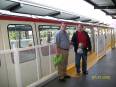 Steve & Mike at the Monorail station at Seattle Center.