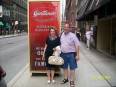 Lynn & Mike in front of Giordano‘s.