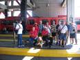 At the Imperial & 12th San Diego Trolley transfer station.