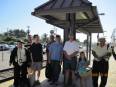 On the platform at Moorpark after our first Metrolink run.