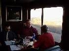 Day ending were still on the water.  L to R: Alan Miller, Executive Director, Michael Kiesling, and Mike McGinley